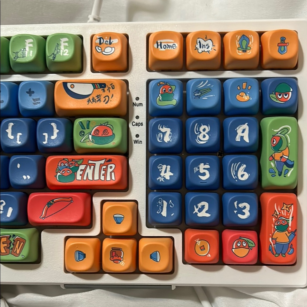 Colorful Cartoon USB Keyboard - Picture 5 of 5